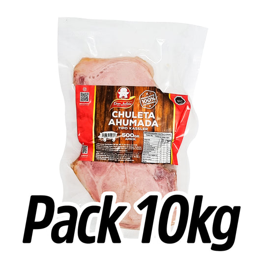 Pack 10kg Chuleta Ahumada