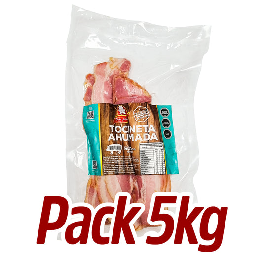 Pack 5kg Tocineta Ahumada